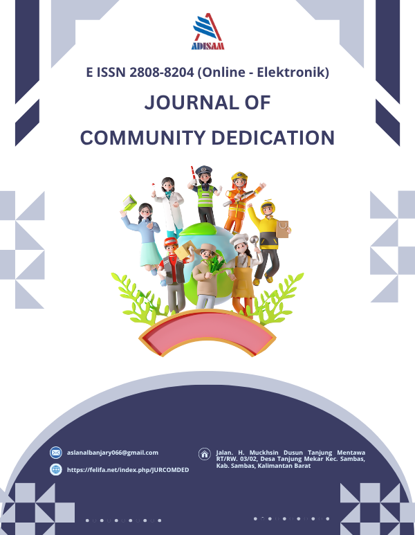 JOURNAL OF COMMUNITY DEDICATION